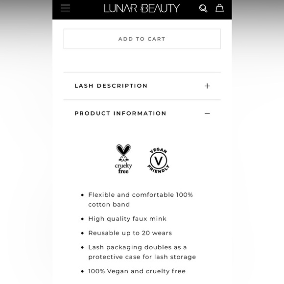 LUNAR BEAUTY - Faux Mink Lashes - Flare - BRAND NEW - Picture 7 of 7